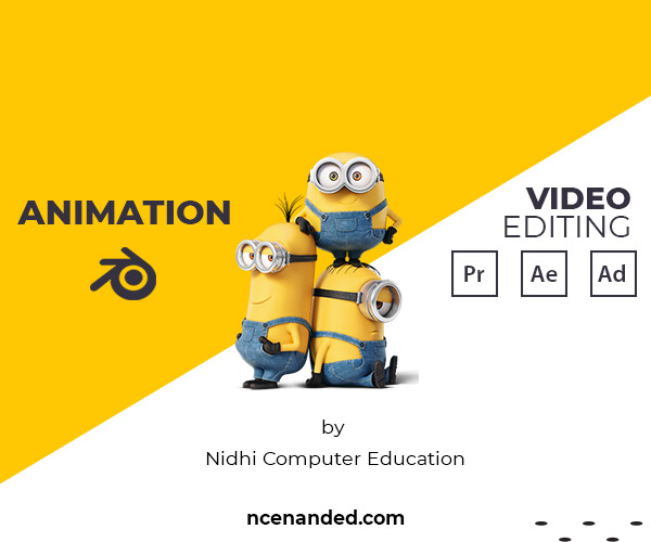 Animation and video editing VFX at Nidhi computer education nanded