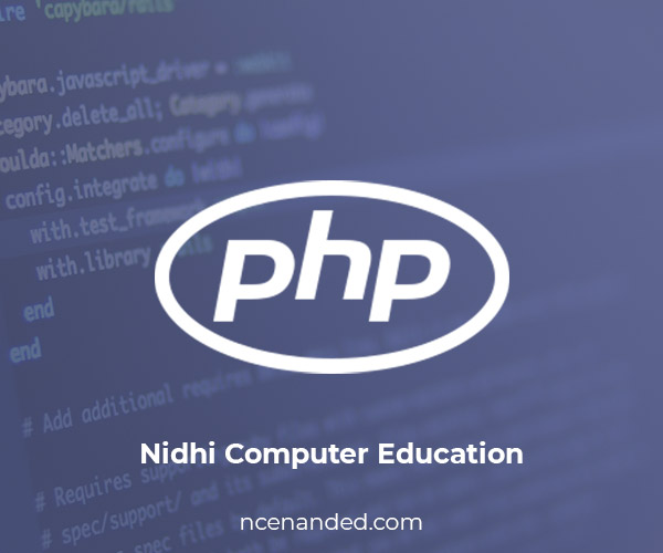 php by nidhi computer education, php training institute nanded